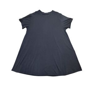 Lululemon Black All Yours Tee Dress Size 6/8 Oversized Casual Athleisure Dress